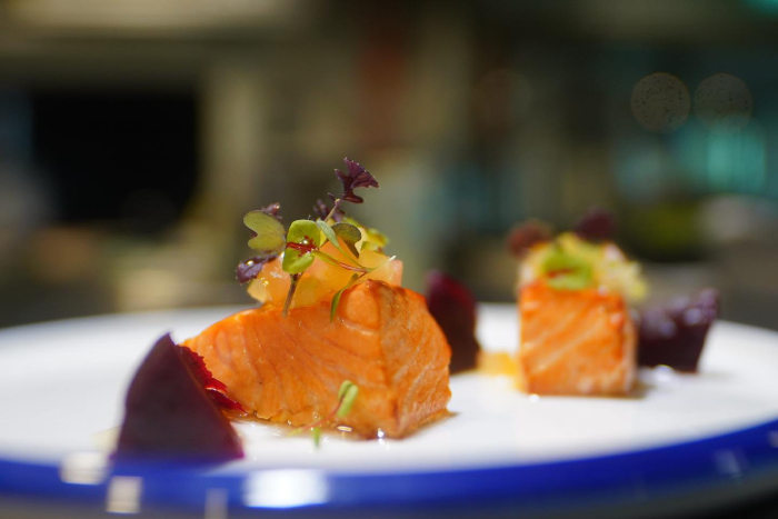 valentine's day restaurants - hot smoked salmon