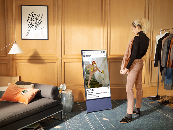vertical tv samsung the sero instagram